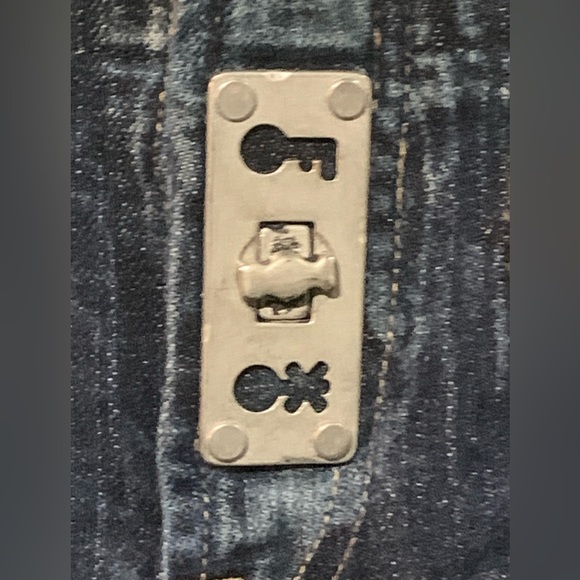 RARE Vtg Marithe+Francois Girbaud Mad Max-y Capris - Picture 3 of 7